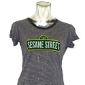 Sesame Street Logo Vintage Women's T-shirt by Junk Food Clothing