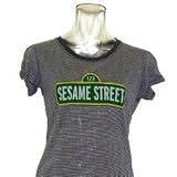 Sesame Street Logo Vintage Women's T-shirt by Junk Food Clothing