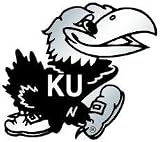Kansas Jayhawks Silver Auto Emblem Best Gift