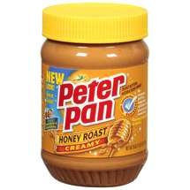 Peter Pan Peanut Butter, Creamy Honey Roast, 18-Ounce Jars (Pack of 12)