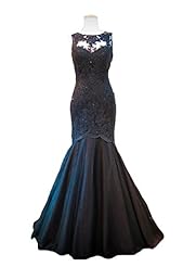 Tulle Mermaid Keyhole Jeweled Applique Open-Back Pleated  Lace Beaded Evening Dress  With Ruffles