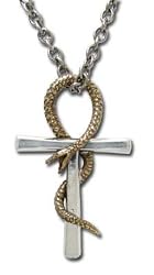 Ankh of Tau - Alchemy Gothic Pendant Necklace