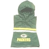 Green Bay Packers Hooded Rain Poncho - Size Bigger