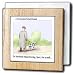 Londons Times Funny Medicine Cartoons - Dr. Rorschach Takes Dog -Spot- For A Walk - Tile Napkin Holders