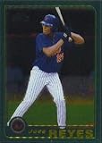 Jose Reyes Topps Chrome Rookie Baseball Card Miami Marlins