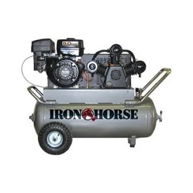 Iron Horse 9-HP 25-Gallon Portable Gas Air Compressor - IHP90G25H1