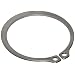 Standard External Retaining Ring, Tapered Section, Axial Assembly, PH15-7 Stainless Steel, Passivated Finish, 9/32" Shaft Diameter, 0.025" Thick, Made in US (Pack of 10)