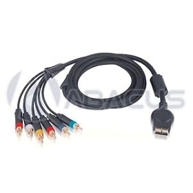 Playstation 3 Component Video + Audio/Video Cable: 6 ft