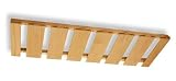 Omega National Stemware Holder 4 Rows 18" Red Oak