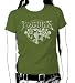 THE POGUES - Stone Roses Vintage Girls Tee Green Womens