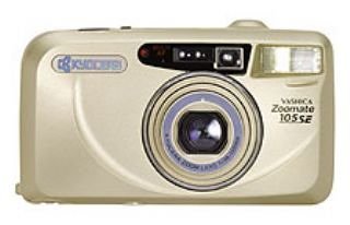 Yashica Zoomate 105 SE DATE Sucherkamera 135 mm Kamera champagner