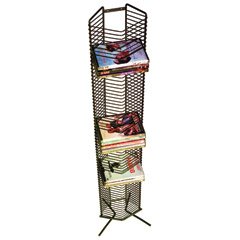 Atlantic Onyx 1332 65 DVD/Games Tower (Matte Black Steel)