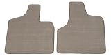 Premier 762281-23; Beige Custom Cut Front Mats; 2 Piece Set