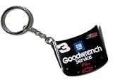 Dale Earnhardt Hood Shaped NASCAR Keychain