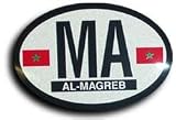 Morocco - Oval decal
