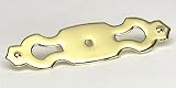 Cabinet back Plate For Knob, Concord, Polished Brass