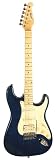 Arbor AS310 Double Cutaway Electric Guitar, Transparent Blue