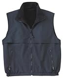 NEW Port Authority - Reversible Terra-Tek Nylon and Fleece Vest Black/Black-M