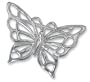 Sterling Silver Butterfly Pin