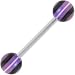  : Purple Racing MADDOG Stripe Barbell Tongue Ring