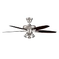 Court Click-In Ceiling Fan Nickel (52")