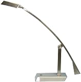 Grandrich G-7009 LED Desk Lamp, Satin Steel