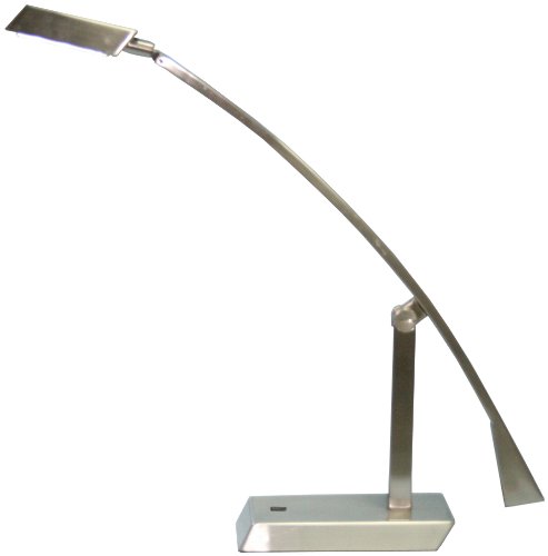 Grandrich G-7009 LED Desk Lamp, Satin Steel