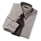 Arrow Wrinkle Free Sateen Solid Dress Shirt- Point Collar