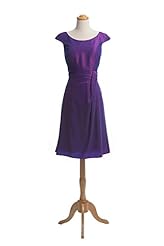 Modest Cocktail Short Sleeves Lace Taffeta Evening Dress/Homecoming Dress/Prom Dress 