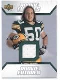 2006 Upper Deck Rookie Futures Jerseys #RFAH A.J. Hawk - Green Bay Packers (Piece of Authentic Jersey ) (Football Cards)