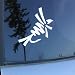 White Solo Fly Decal Image