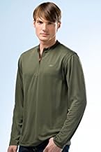 Long Sleeve Performance Super Dry Zip T-Shirt