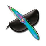 Kershaw Ken Onion Rainbow Leek Folding Knife with Speed Safe