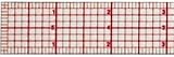 8ths Graph Ruler Beveled (12)