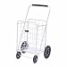 31S1TONls L. SL75  FOLDING SHOPPING CART BASKET heavy duty   solid rubber wheels  (BLACK) Medium size by perfectbuyz