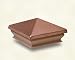 Woodway Products 870.1388 4-by-4-Inch Small Cedar Copper Pyramid Post Cap