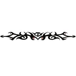 Tribal Scarlet Spotted Arm Band Temporary Tattoo 1.5x9