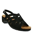 Spring Step Kaylana Open Toe Sling, Black