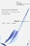 Musik hinter Stacheldraht : Tagebuchblätter aus dem Sommer 1940 von Hans Gál