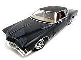 1971 Buick Riviera GS Diecast Car Model Black 1/18