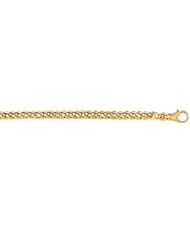 CleverEves 14Kt Yellow Gold Curb Link 5.5mm Bracelet