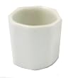 Glass Dappen Dish White.