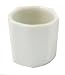 Glass Dappen Dish White.
