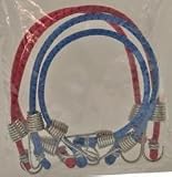 10-inch Stretch Cord with Hooks (4-pc Set)