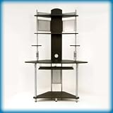 Arch Tower in Silver and Black Finish by Studio Designs
