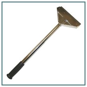 8" Replaceable Blade Scraper - 19" to 26" Handle
