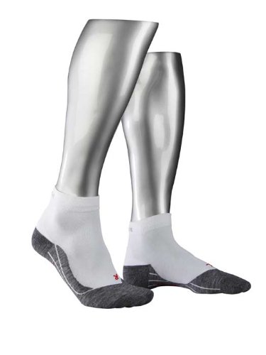 falke DAMEN LAUFSOCKEN RU4 SHORT wei&szlig;/grau 39/40 Preisvergleich