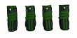 GREEN - X-LARGE - High-Top Neoprene Winter Dog Boots