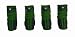 Pet Supplies : GREEN - SMALL - High-Top Neoprene Winter Dog Boots