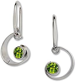 Ed Levin, Ebb Tide Earring, Peridot, .925 Sterling Silver